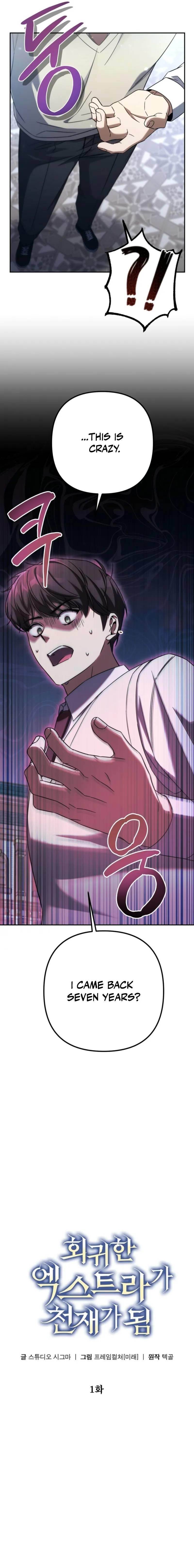 The Regressed Extra Becomes a Genius Chapter 1 - Page 21 in English