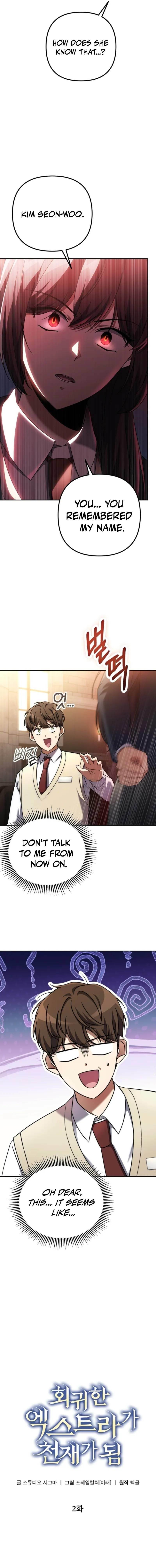 The Regressed Extra Becomes a Genius Chapter 2 - Page 11 in English