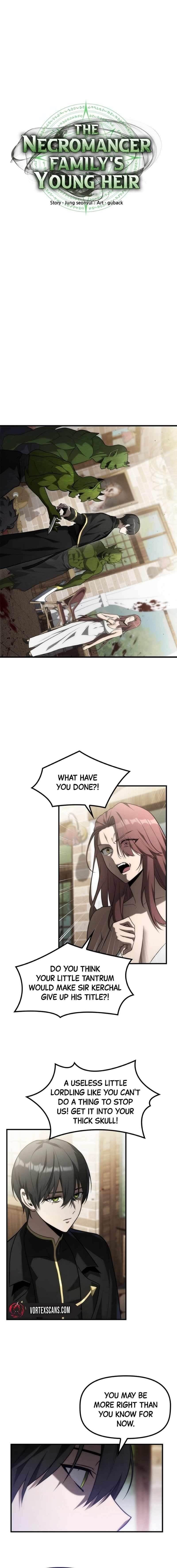 The Necromancer Family’s Young Heir Chapter 12 - Page 11 in English