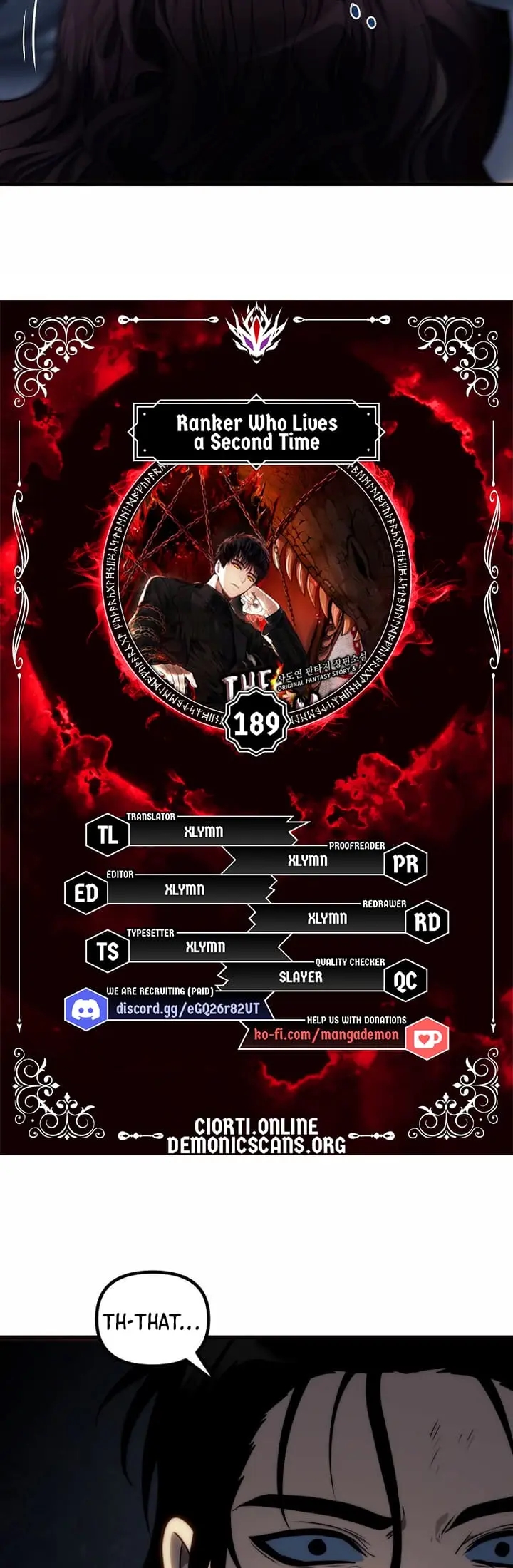 Ranker Who Lives A Second Time Chapter 189 - Page 4 in English