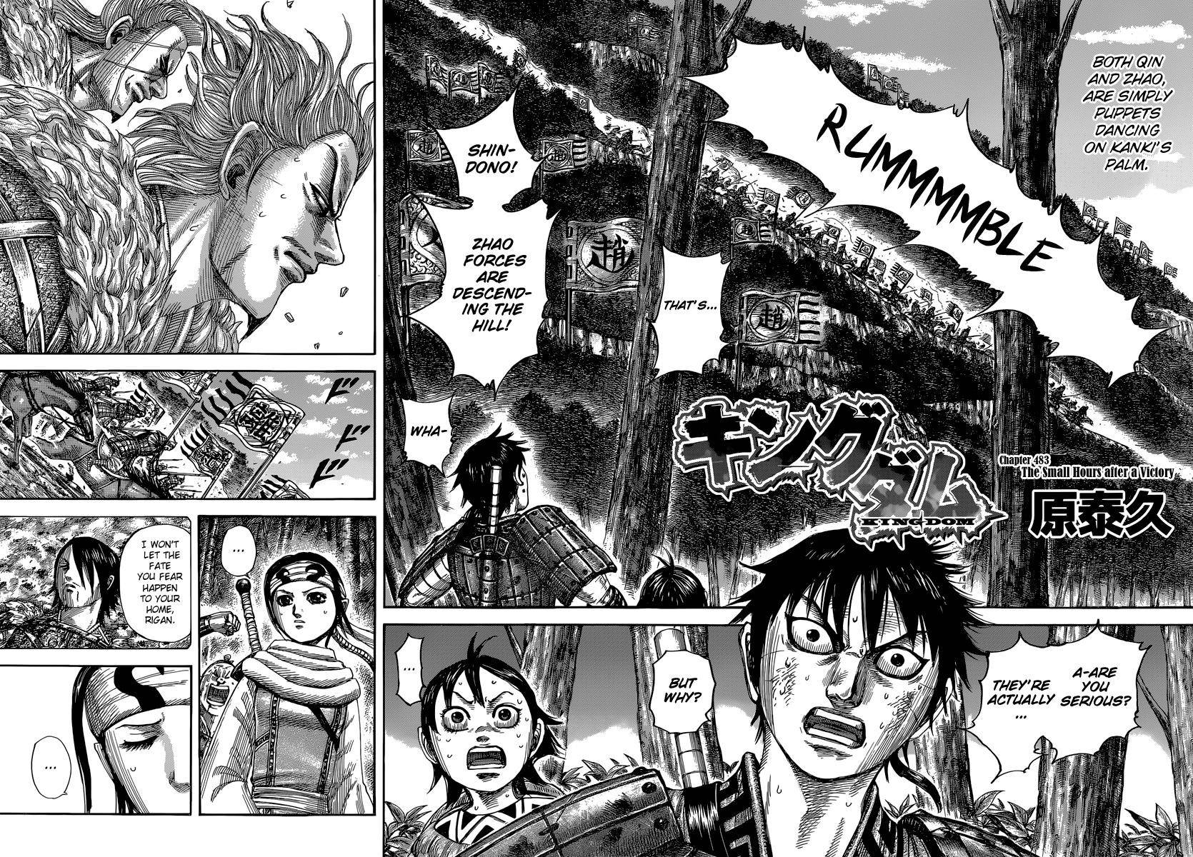 Kingdom Chapter 483 - Page 3 in English