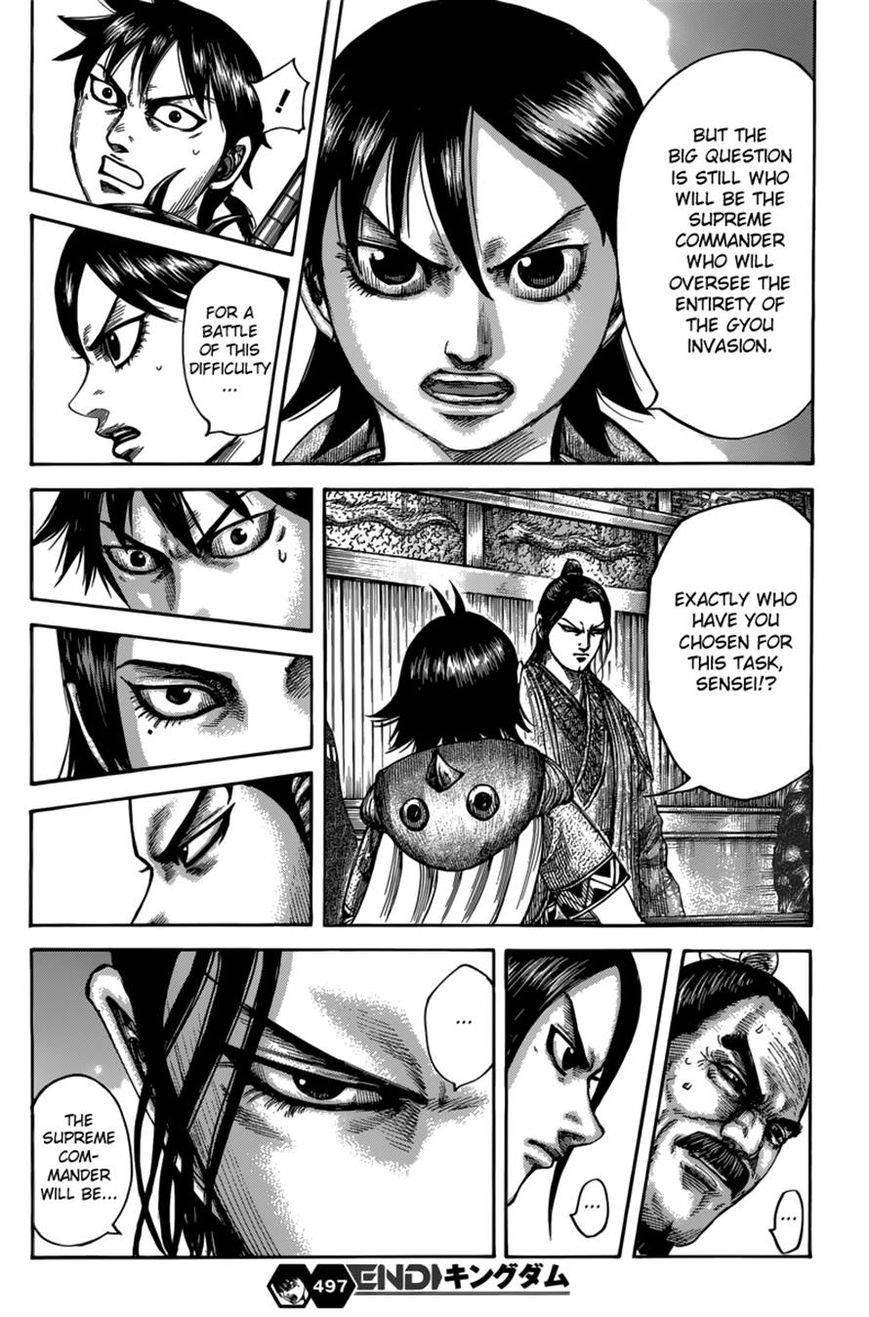 Kingdom Chapter 497 - Page 18 in English