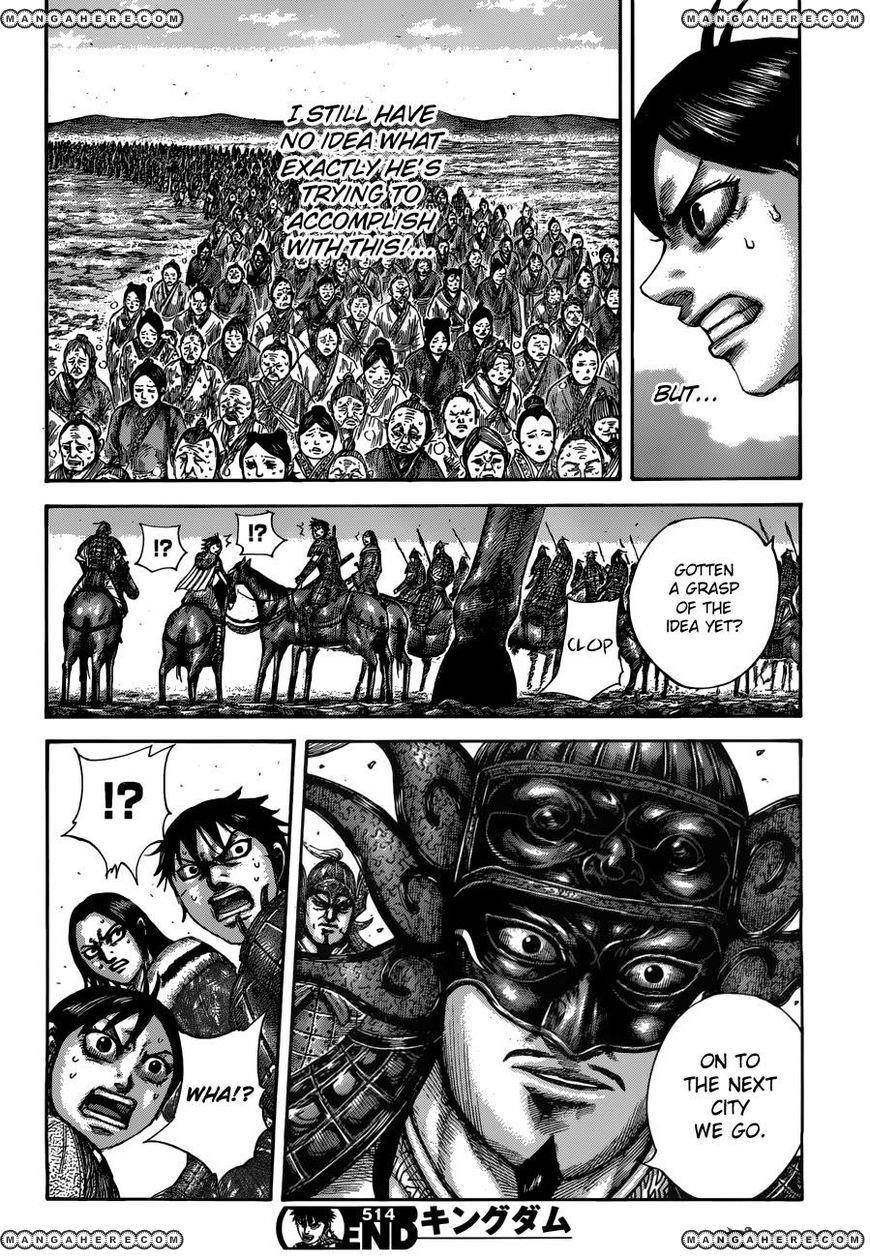 Kingdom Chapter 514 - Page 18 in English