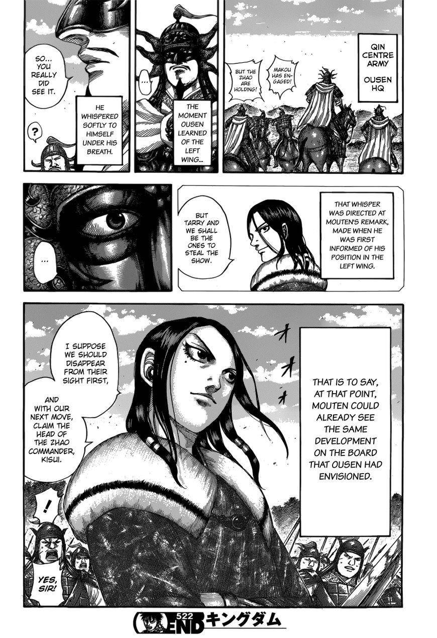 Kingdom Chapter 522 - Page 19 in English