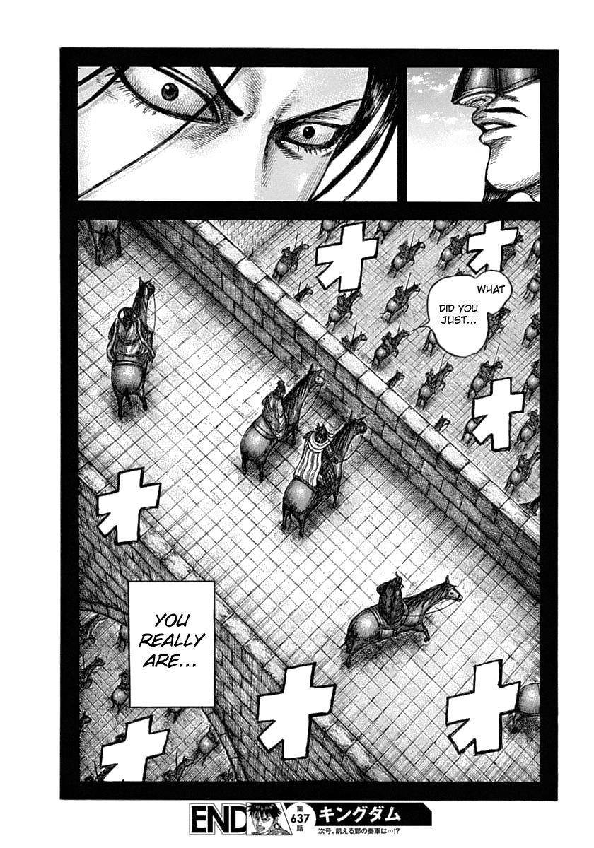 Kingdom Chapter 637 - Page 19 in English