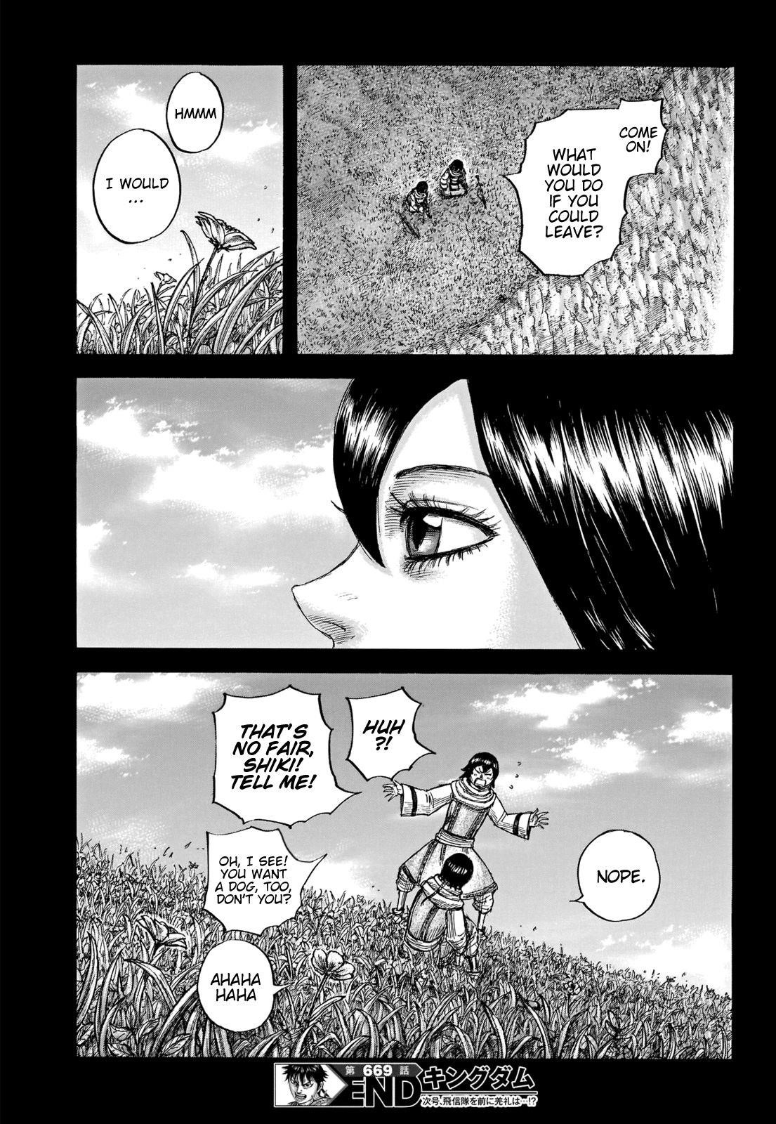 Kingdom Chapter 669 - Page 20 in English