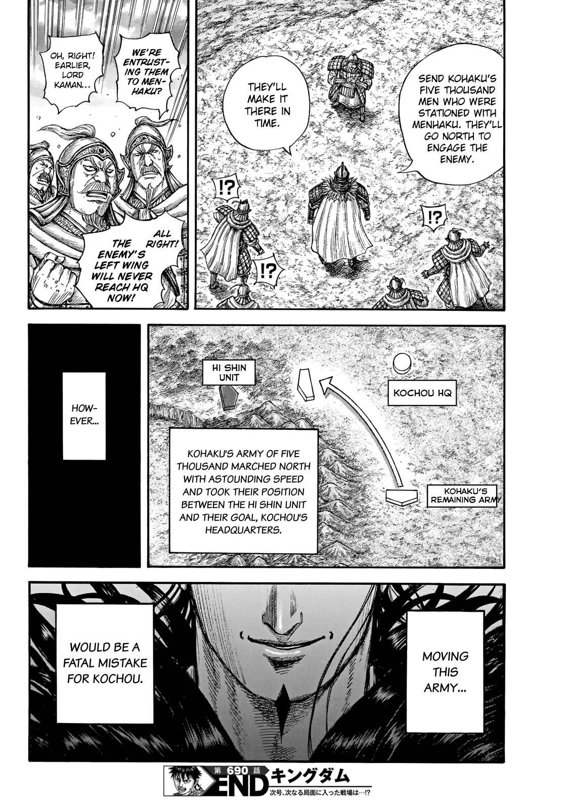Kingdom Chapter 690 - Page 20 in English
