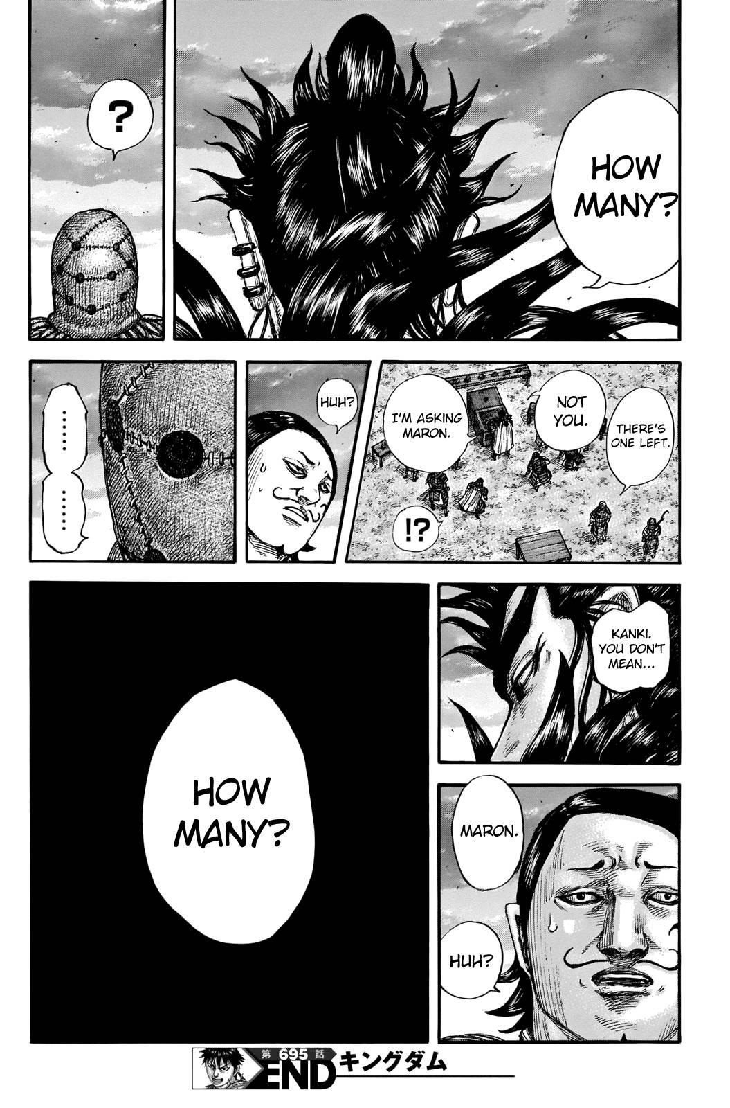 Kingdom Chapter 695 - Page 22 in English