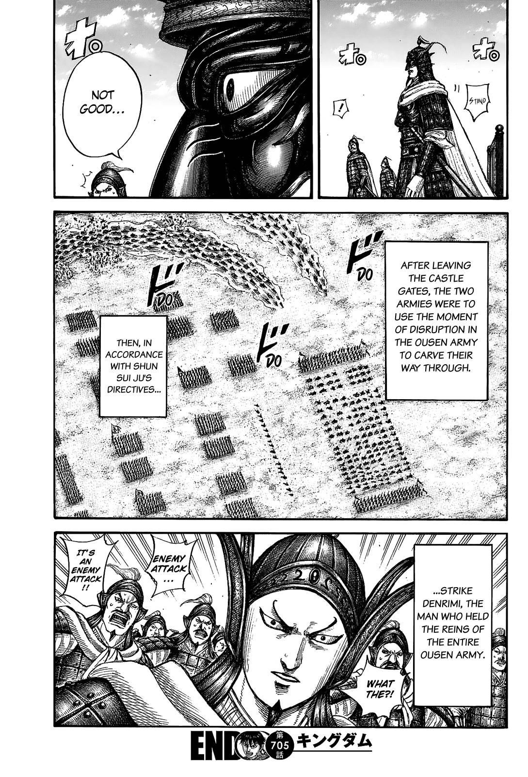Kingdom Chapter 705 - Page 17 in English