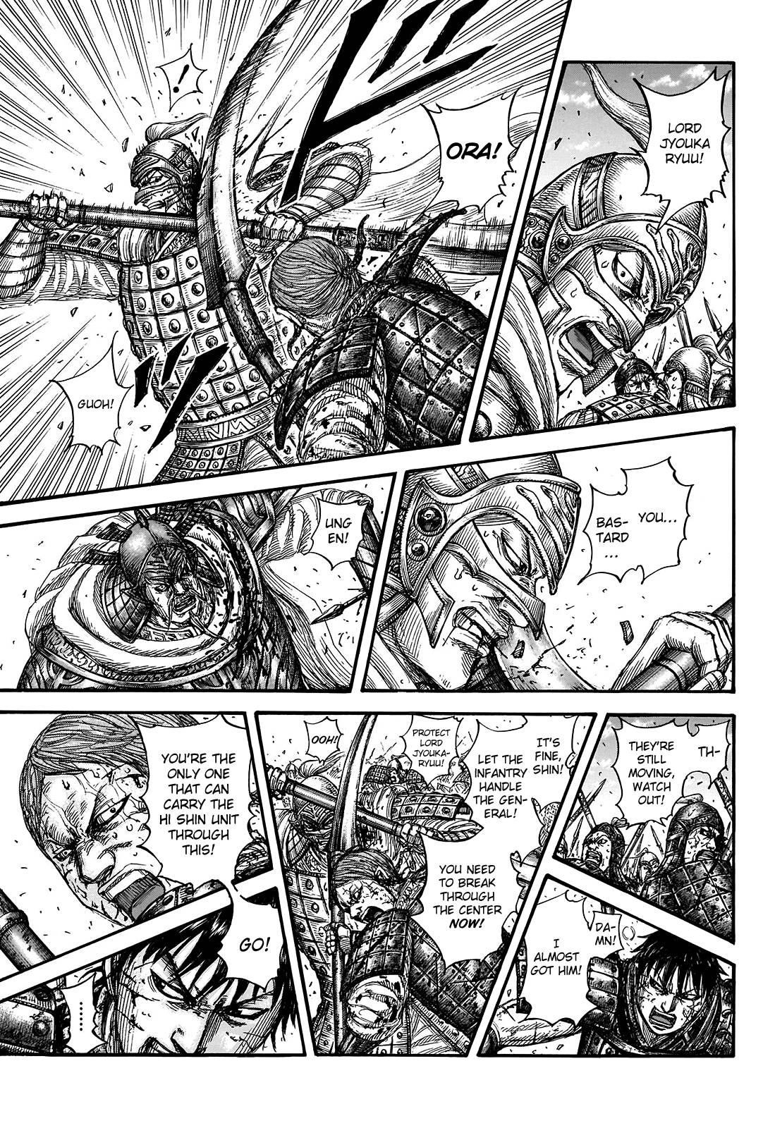 Kingdom Chapter 722 - Page 15 in English