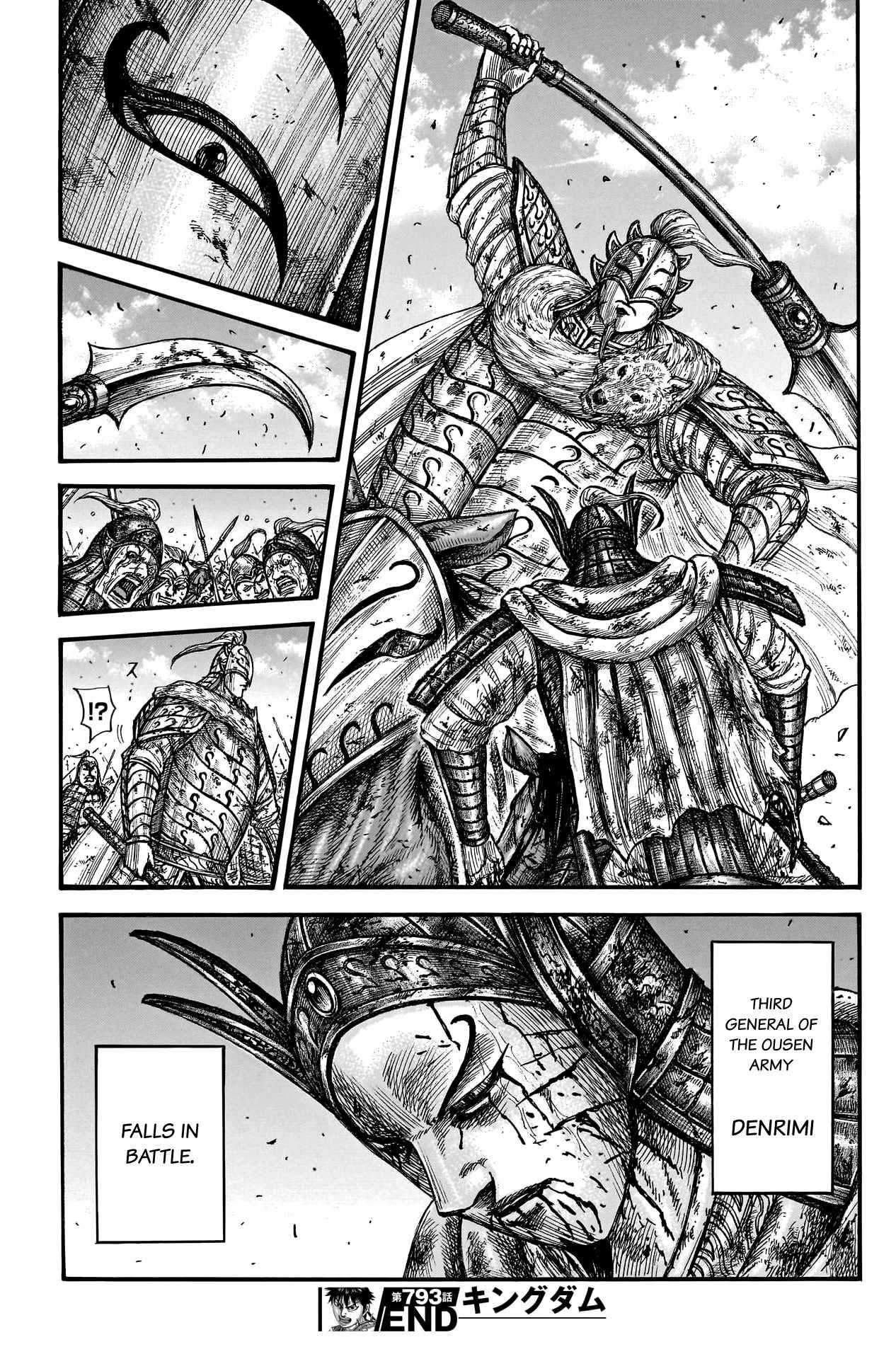 Kingdom Chapter 793 - Page 19 in English