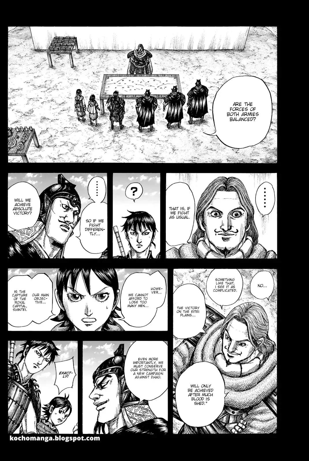 Kingdom Chapter 817 - Page 13 in English