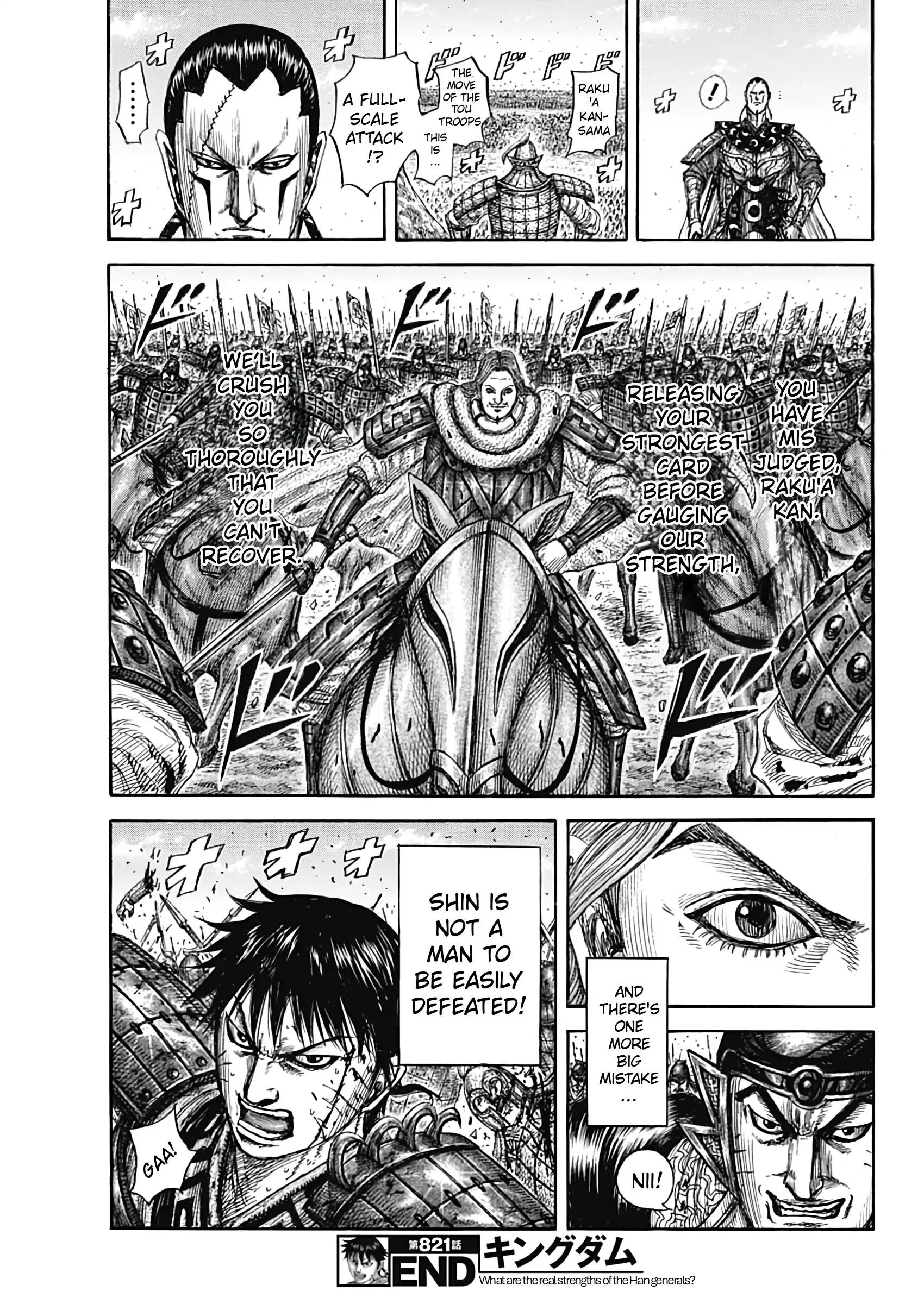 Kingdom Chapter 821 - Page 20 in English