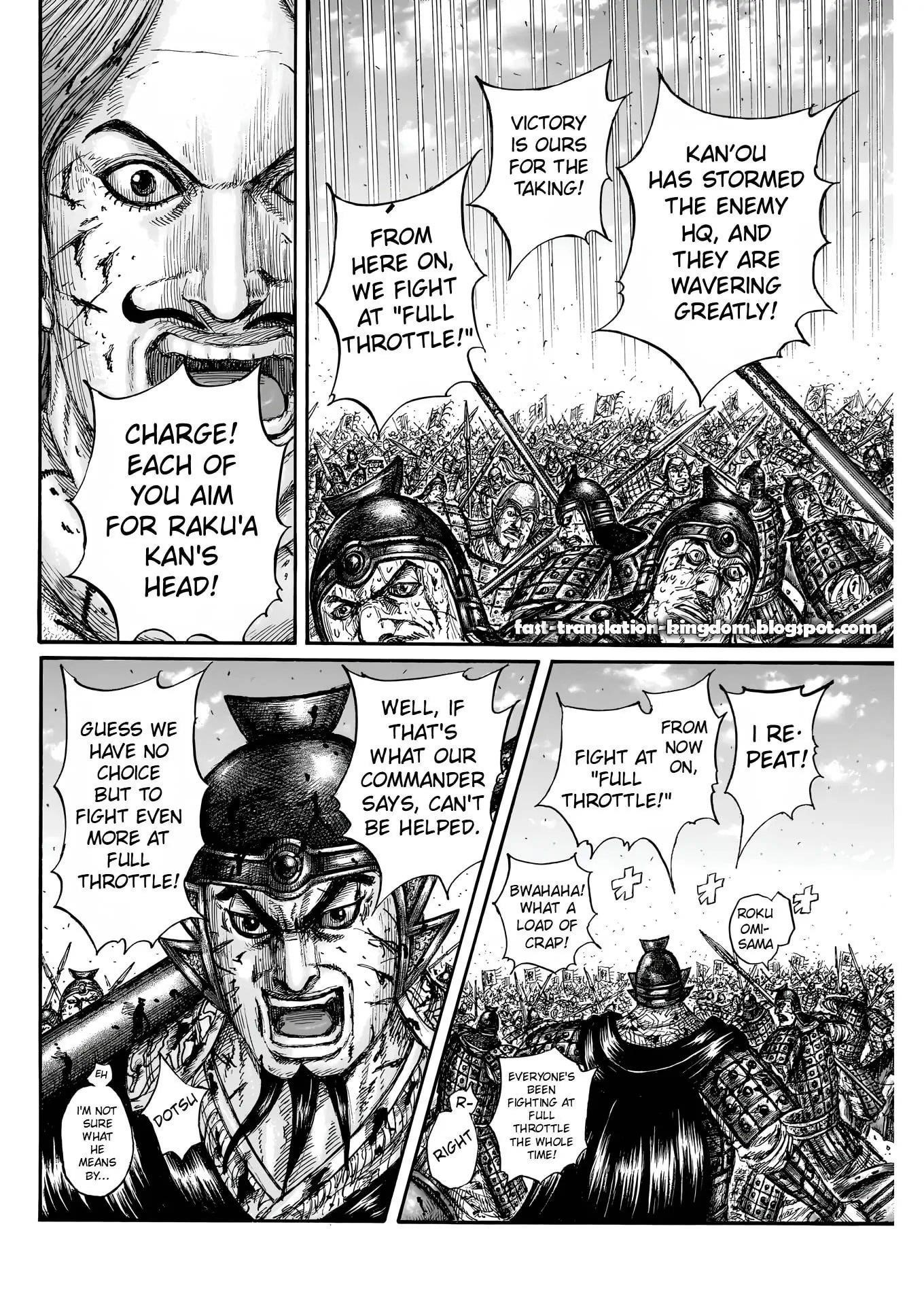 Kingdom Chapter 828 - Page 10 in English