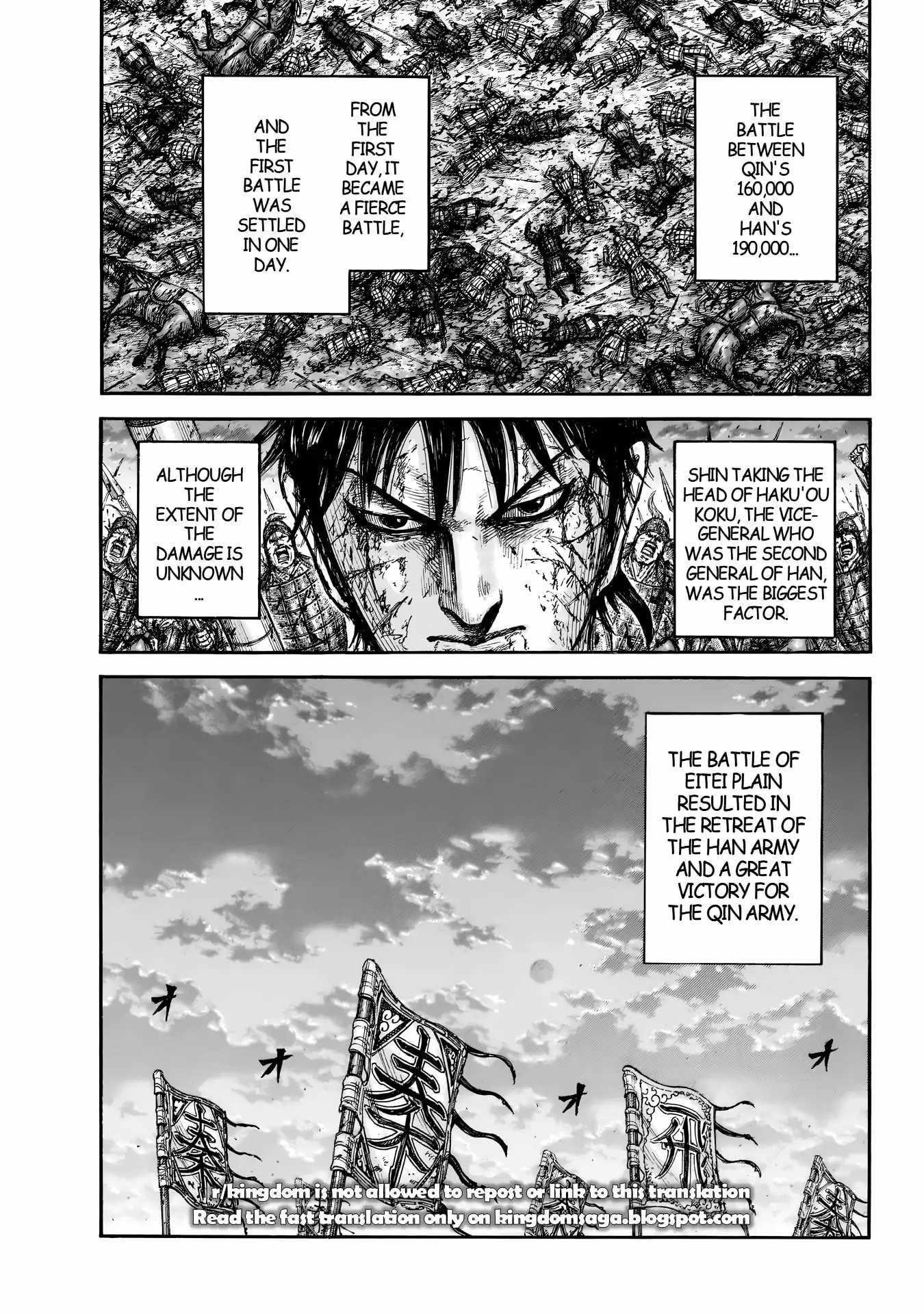 Kingdom Chapter 829 - Page 20 in English