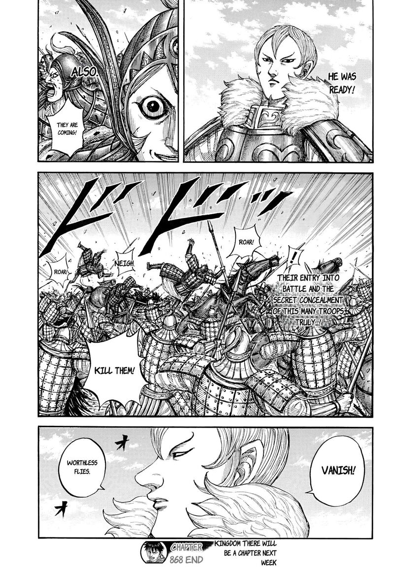 Kingdom Chapter 868 - Page 19 in English