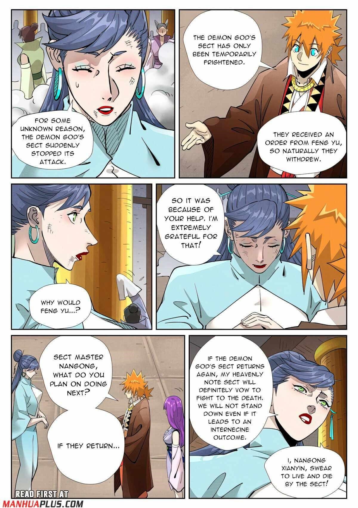 TALES OF DEMONS AND GODS Chapter 442.5 - Page 6 in English