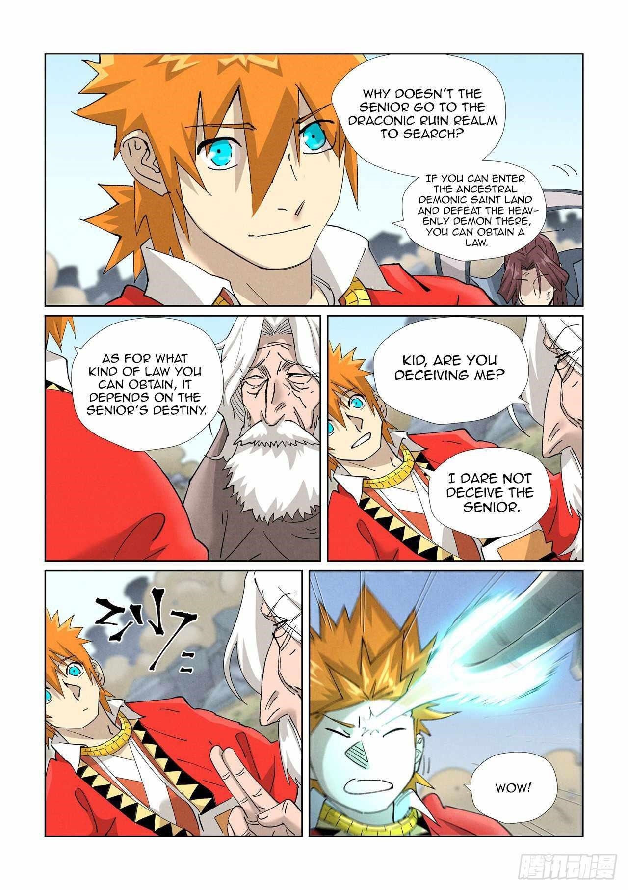 TALES OF DEMONS AND GODS Chapter 458.1 - Page 9 in English