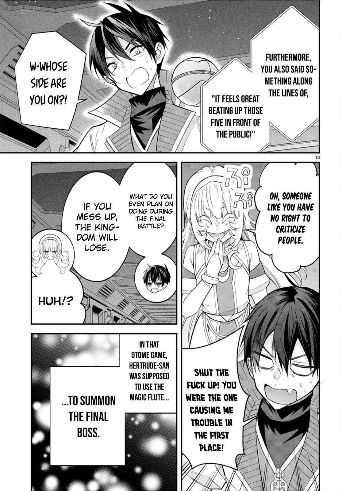 The World of Otome Games is Tough for Mobs Chapter 42 - Page 13 in English
