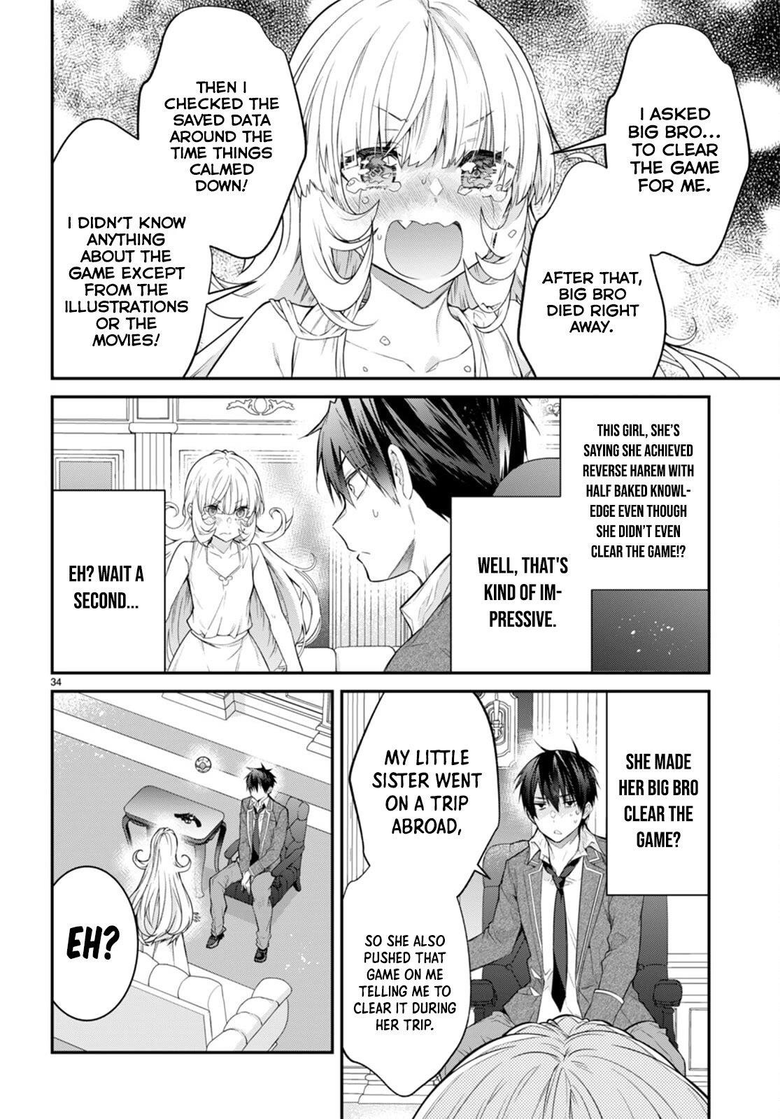 The World of Otome Games is Tough for Mobs Chapter 51 - Page 34 in English