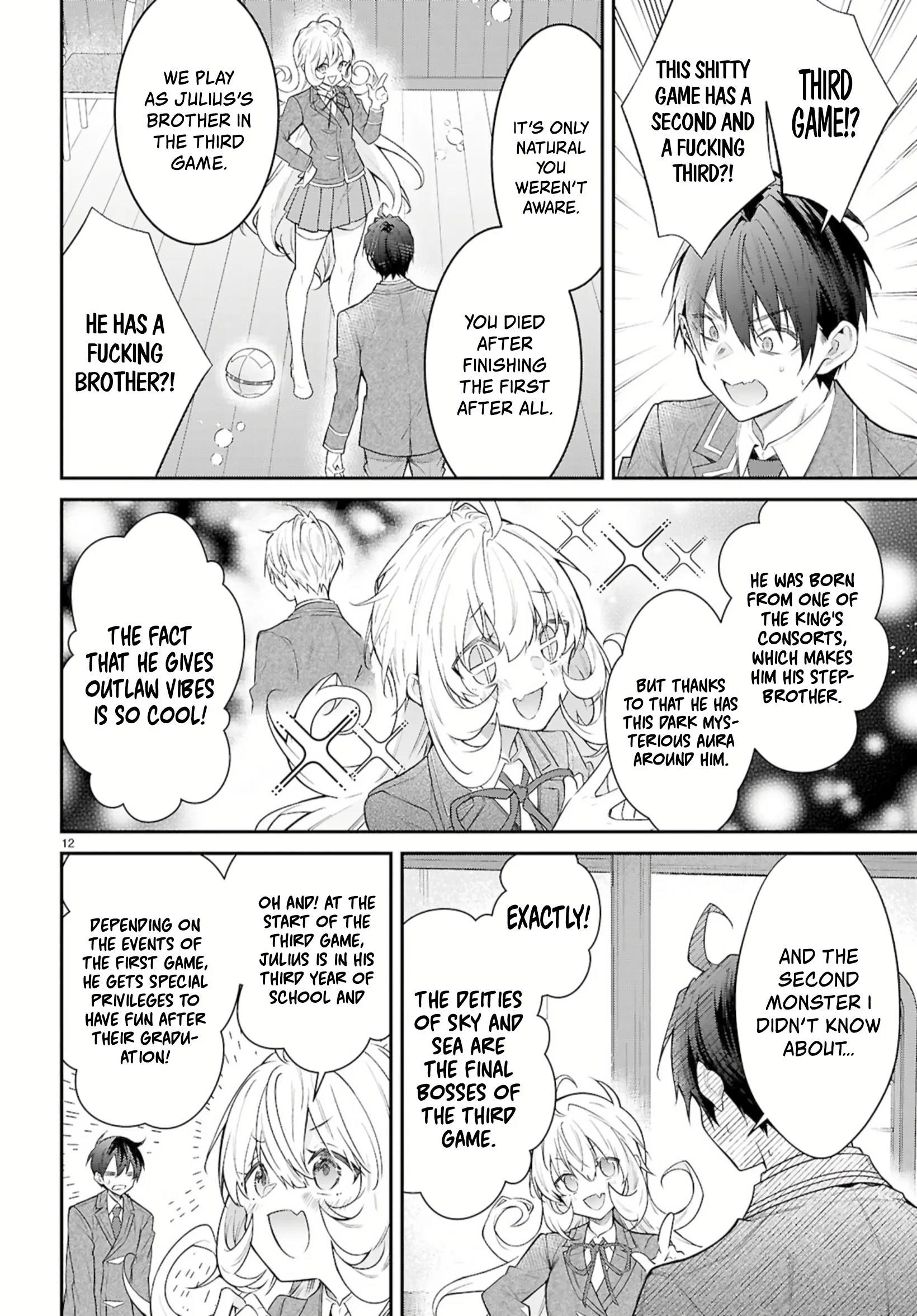 The World of Otome Games is Tough for Mobs Chapter 67 - Page 12 in English