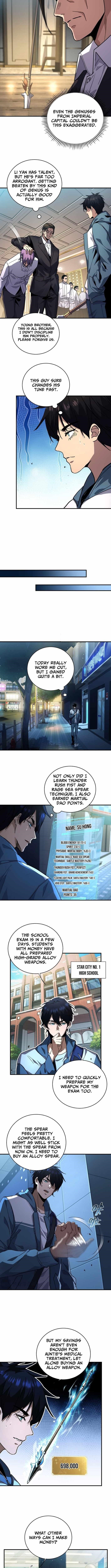 High Martial Arts: Sweeping Through Three Thousand Emperors with One Hand! Chapter 4 - Page 3 in English