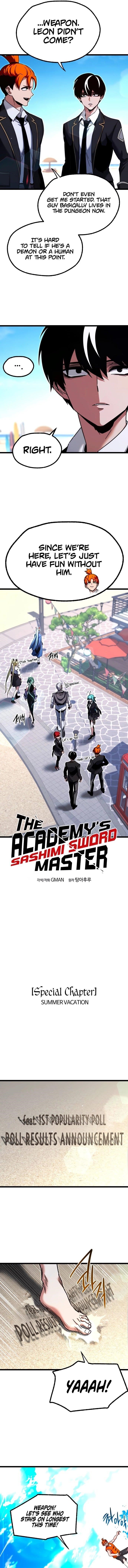 I Took over The Academy With a Single Sashimi Knife Chapter 49.5 - Page 3 in English