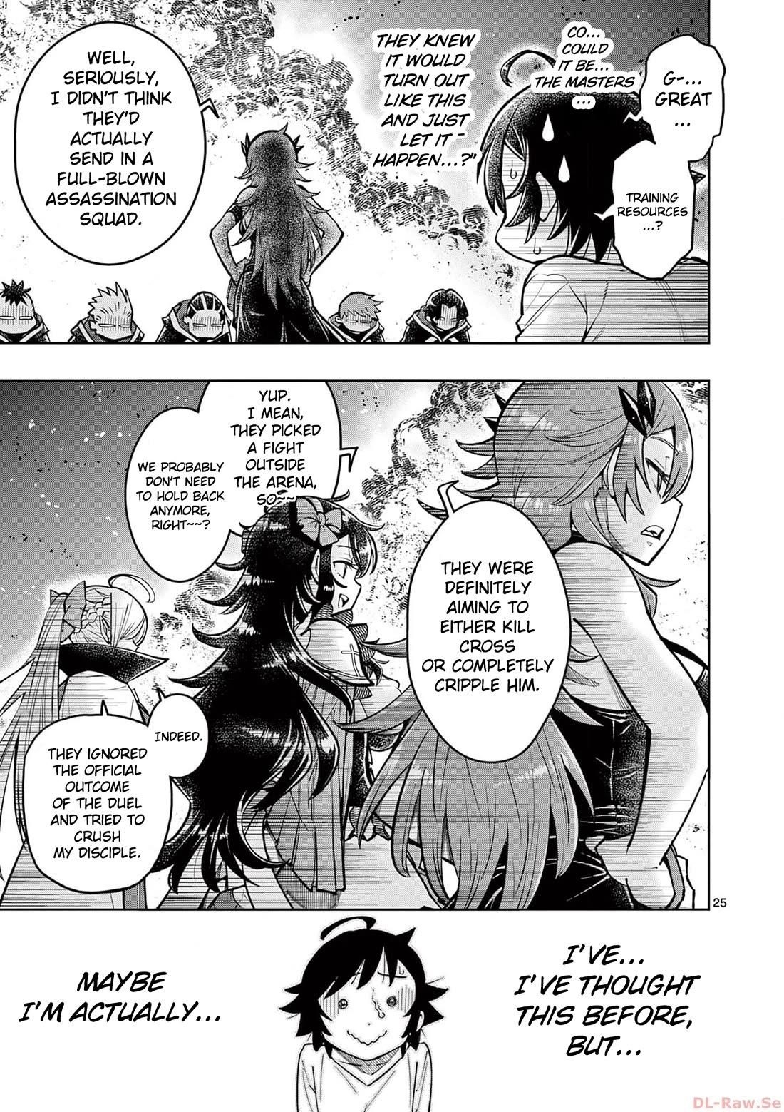The Strongest Female Masters, Who Are Trying to Raise Me Up, Are in Shambles Over Their Training Policy Chapter 38 - Page 25 in English