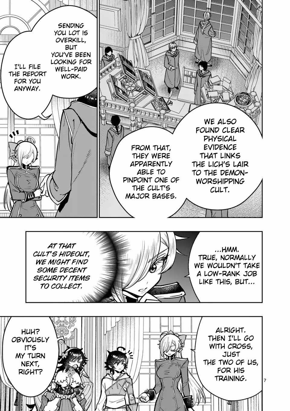 The Strongest Female Masters, Who Are Trying to Raise Me Up, Are in Shambles Over Their Training Policy Chapter 73 - Page 7 in English