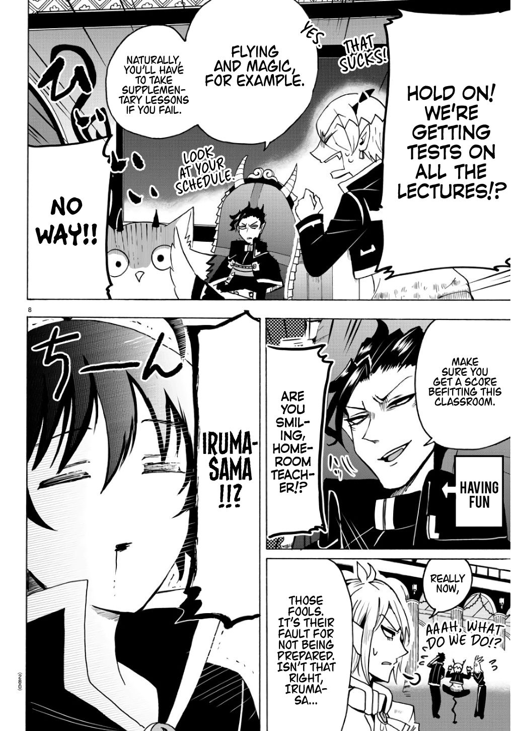Mairimashita! Iruma-kun Chapter 61 - Page 8 in English