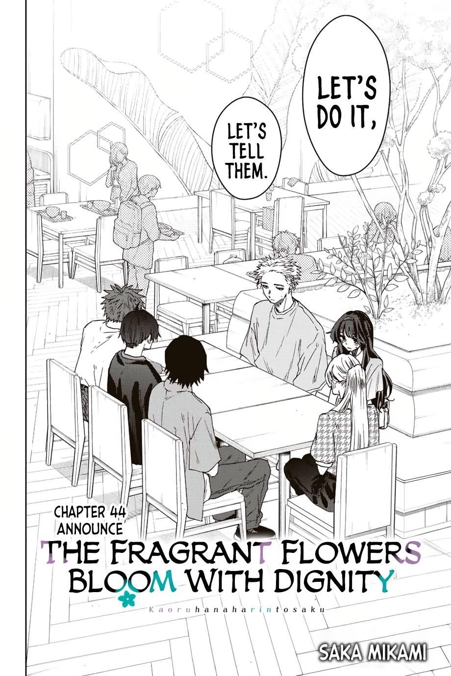Kaoru Hana wa Rin to Saku Chapter 44 - Page 5 in English