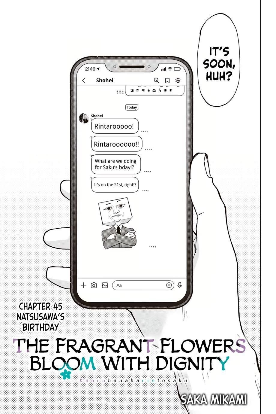 Kaoru Hana wa Rin to Saku Chapter 45 - Page 4 in English