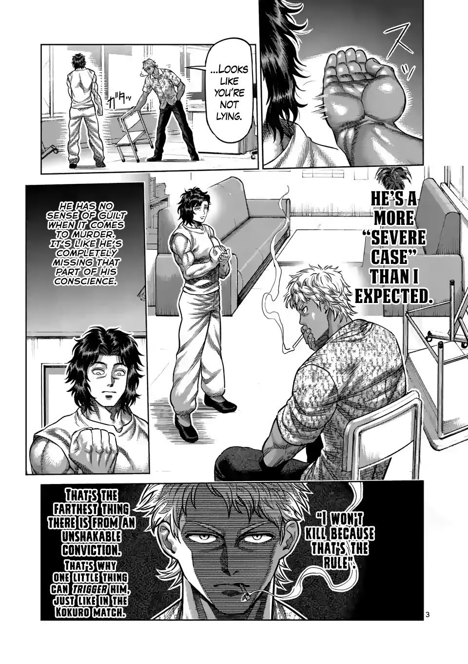 Kengan Omega Chapter 10 - Page 3 in English