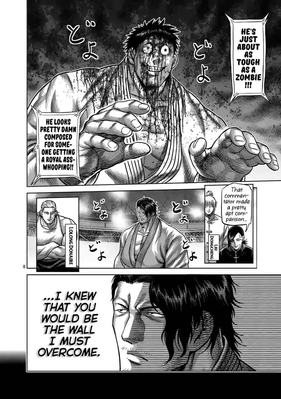 Kengan Omega Chapter 100 - Page 8 in English