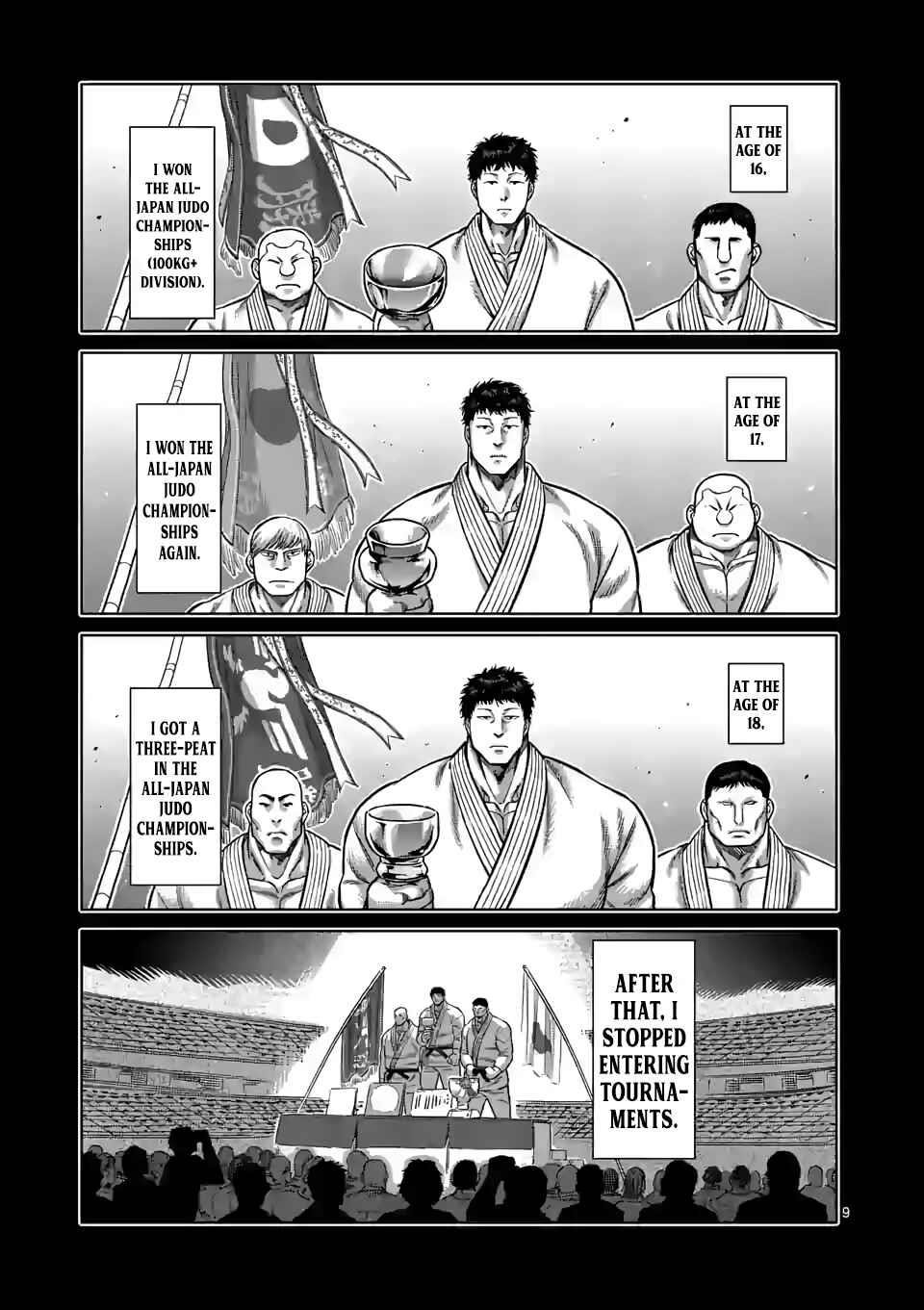 Kengan Omega Chapter 100 - Page 9 in English