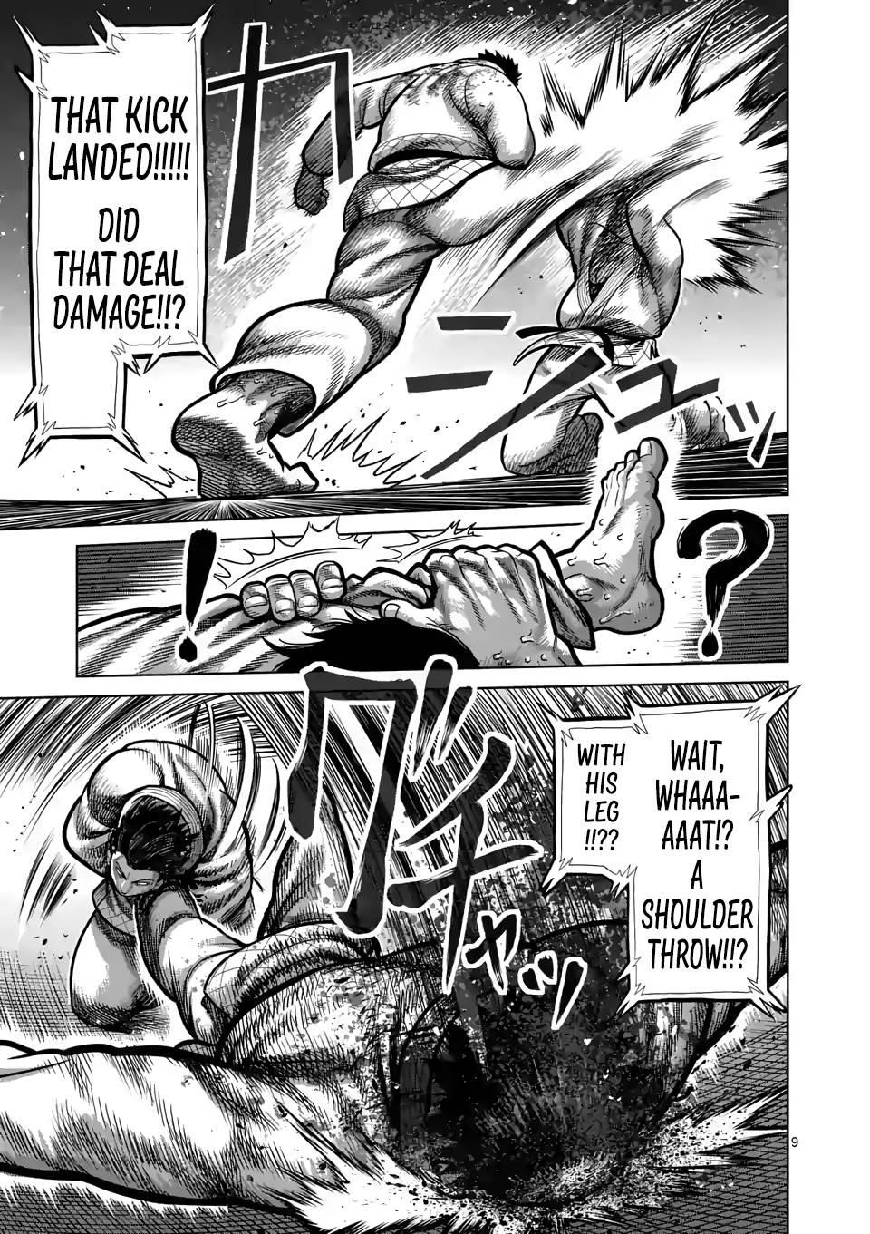 Kengan Omega Chapter 101 - Page 9 in English