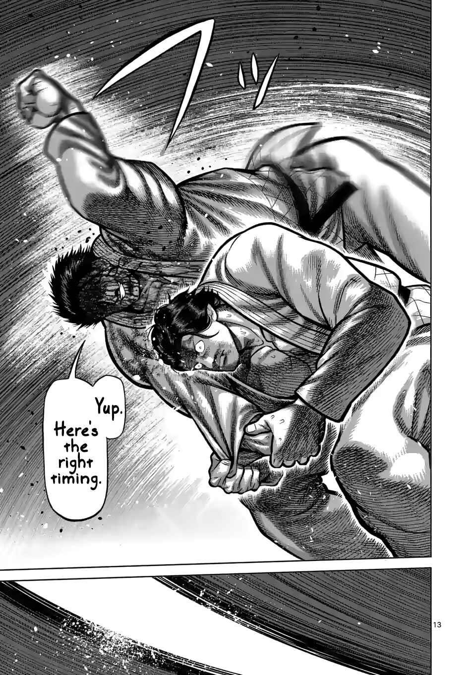 Kengan Omega Chapter 102 - Page 13 in English