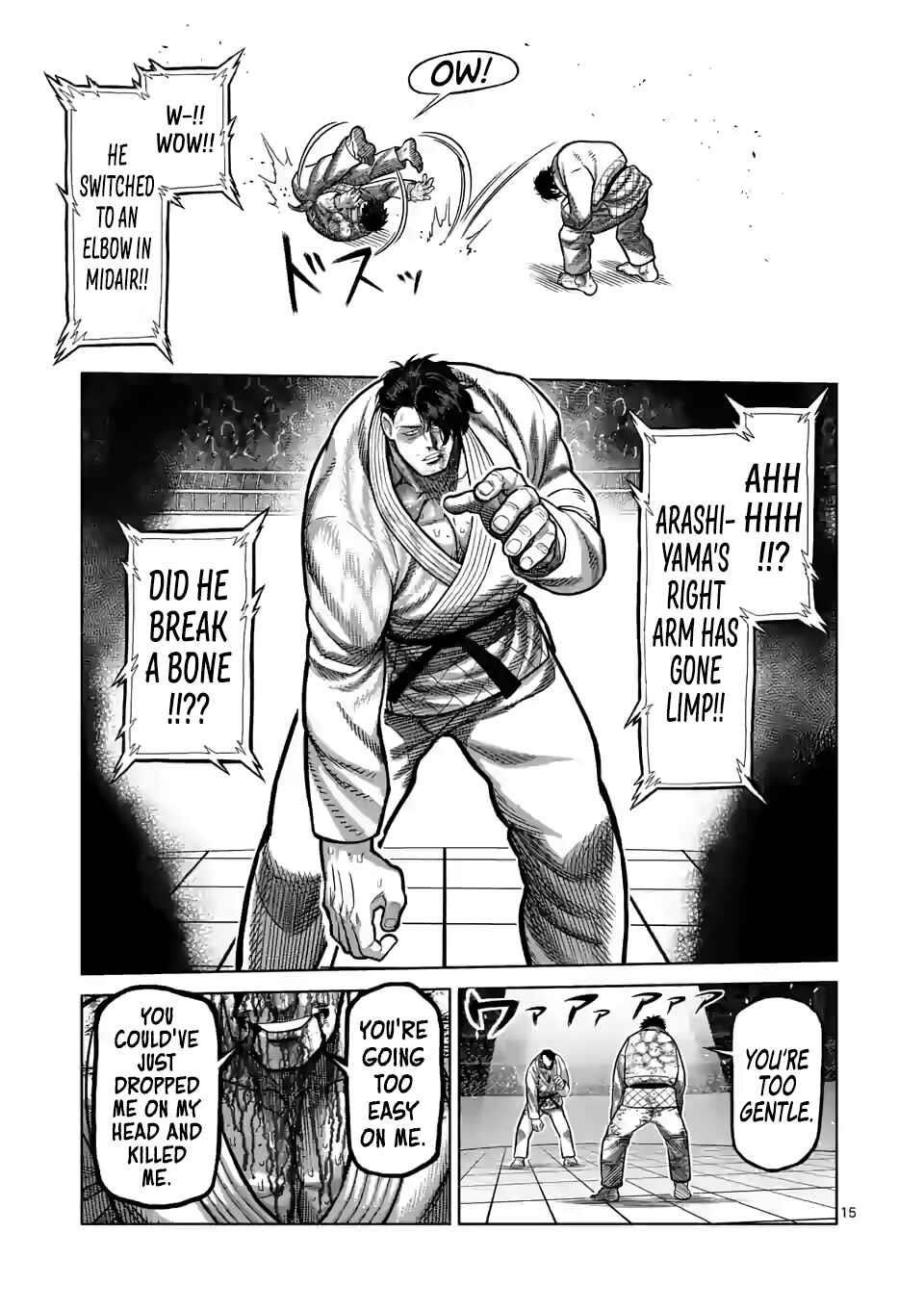 Kengan Omega Chapter 102 - Page 15 in English