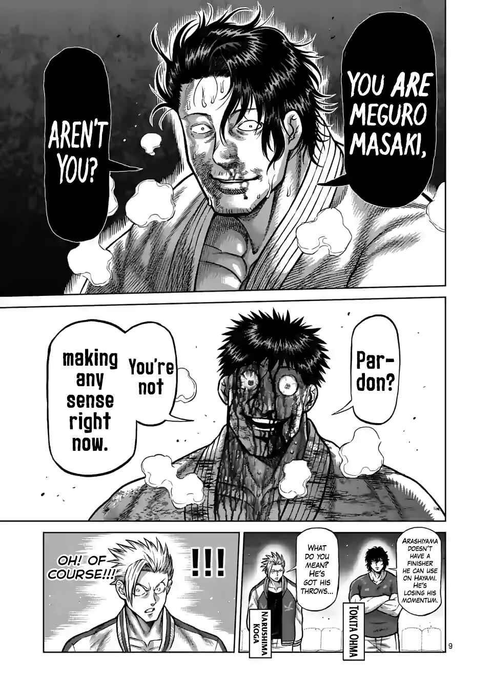 Kengan Omega Chapter 102 - Page 9 in English