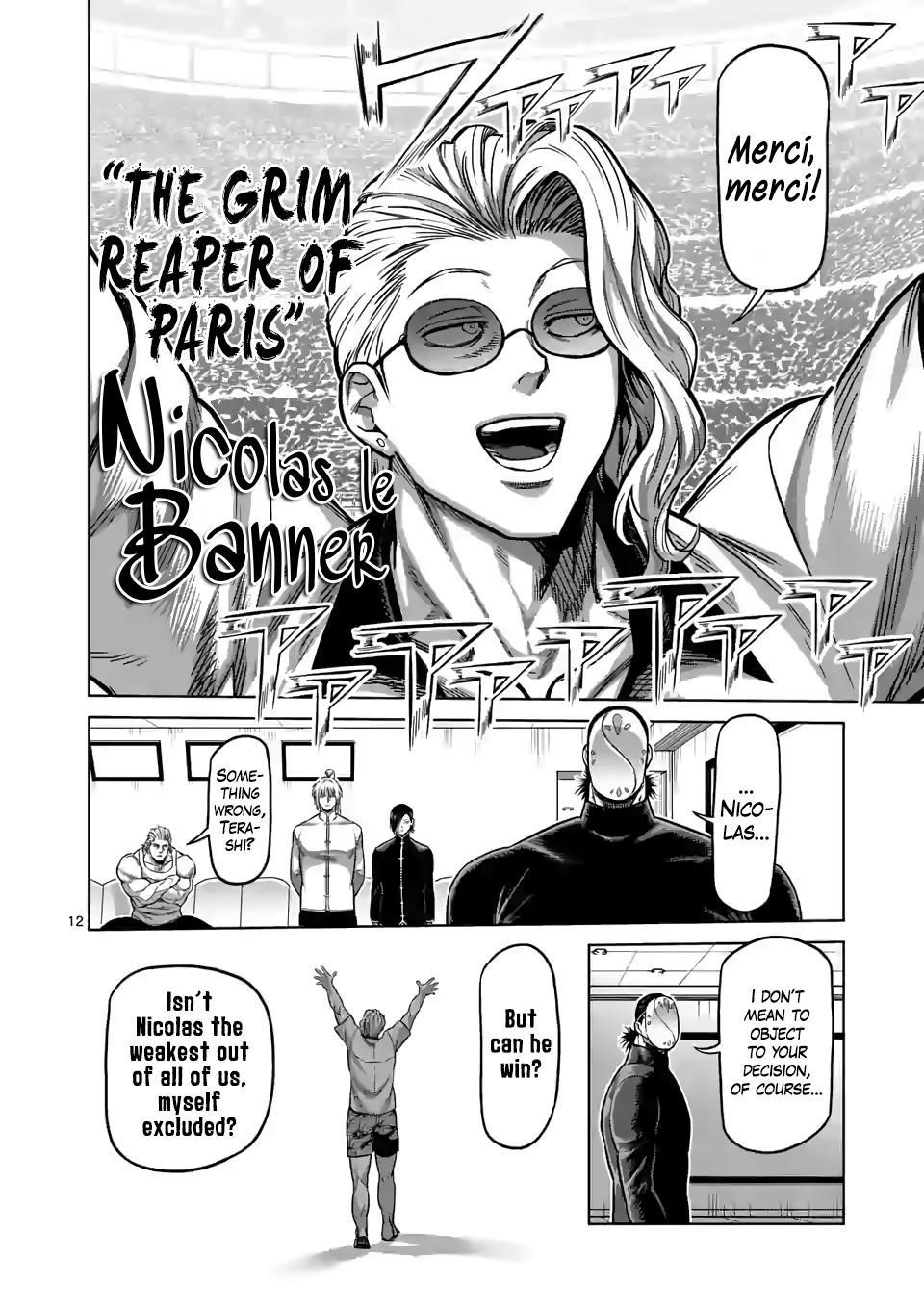 Kengan Omega Chapter 103 - Page 12 in English