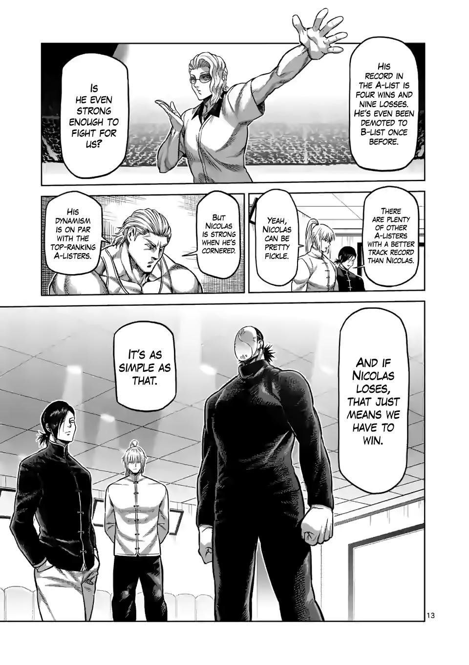 Kengan Omega Chapter 103 - Page 13 in English