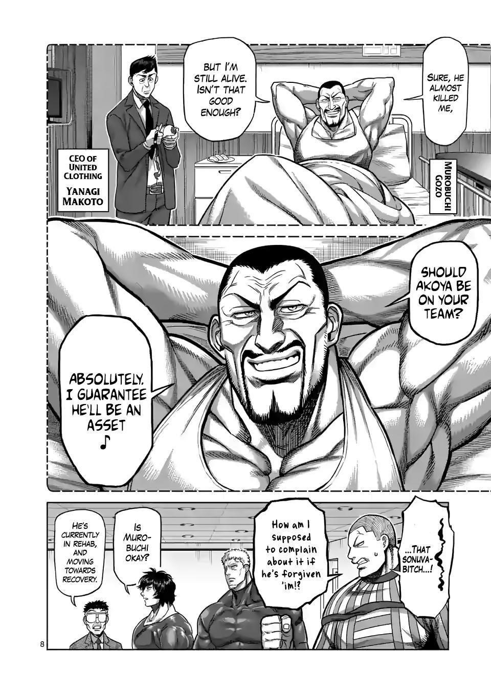 Kengan Omega Chapter 104 - Page 8 in English