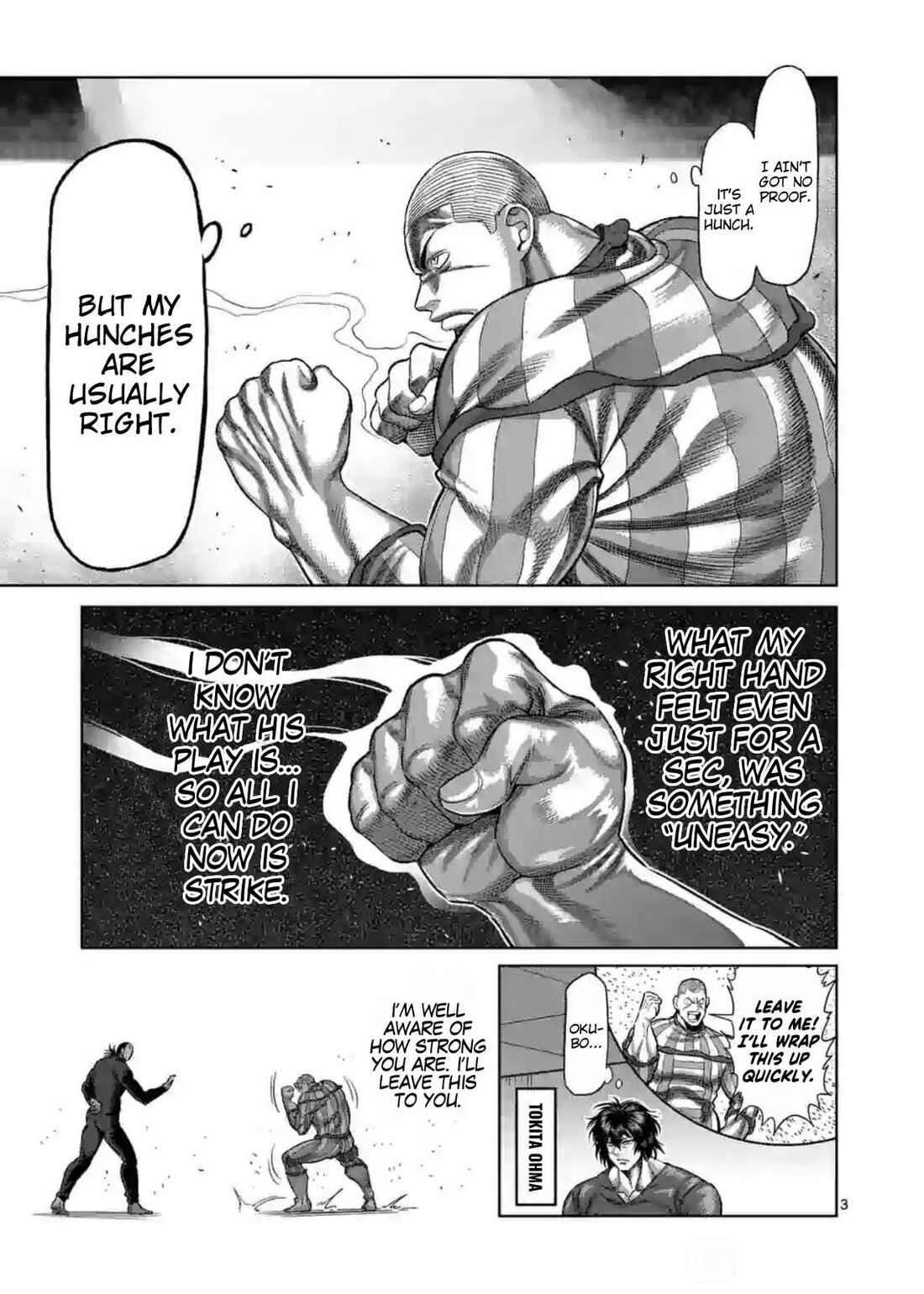 Kengan Omega Chapter 116 - Page 3 in English