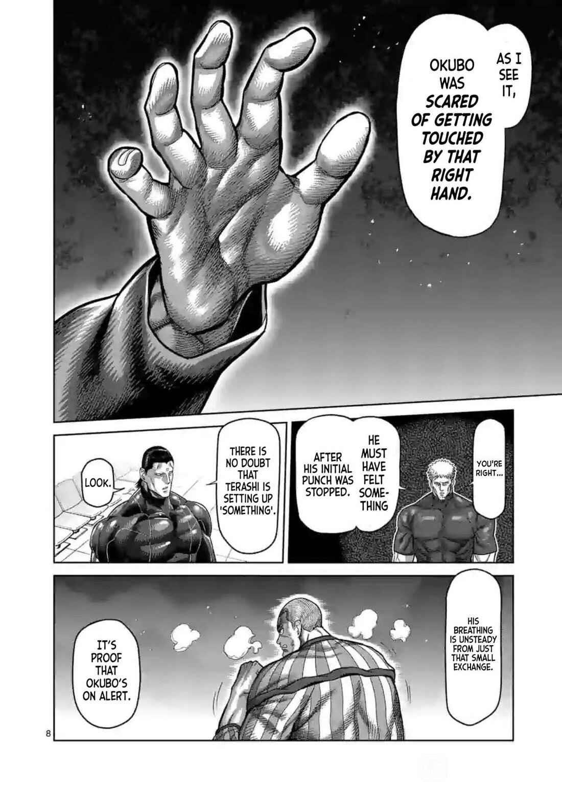 Kengan Omega Chapter 116 - Page 8 in English