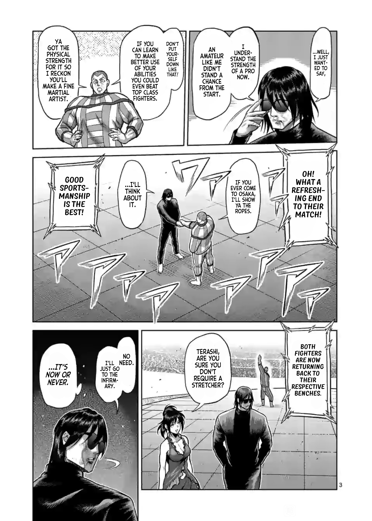 Kengan Omega Chapter 120 - Page 3 in English