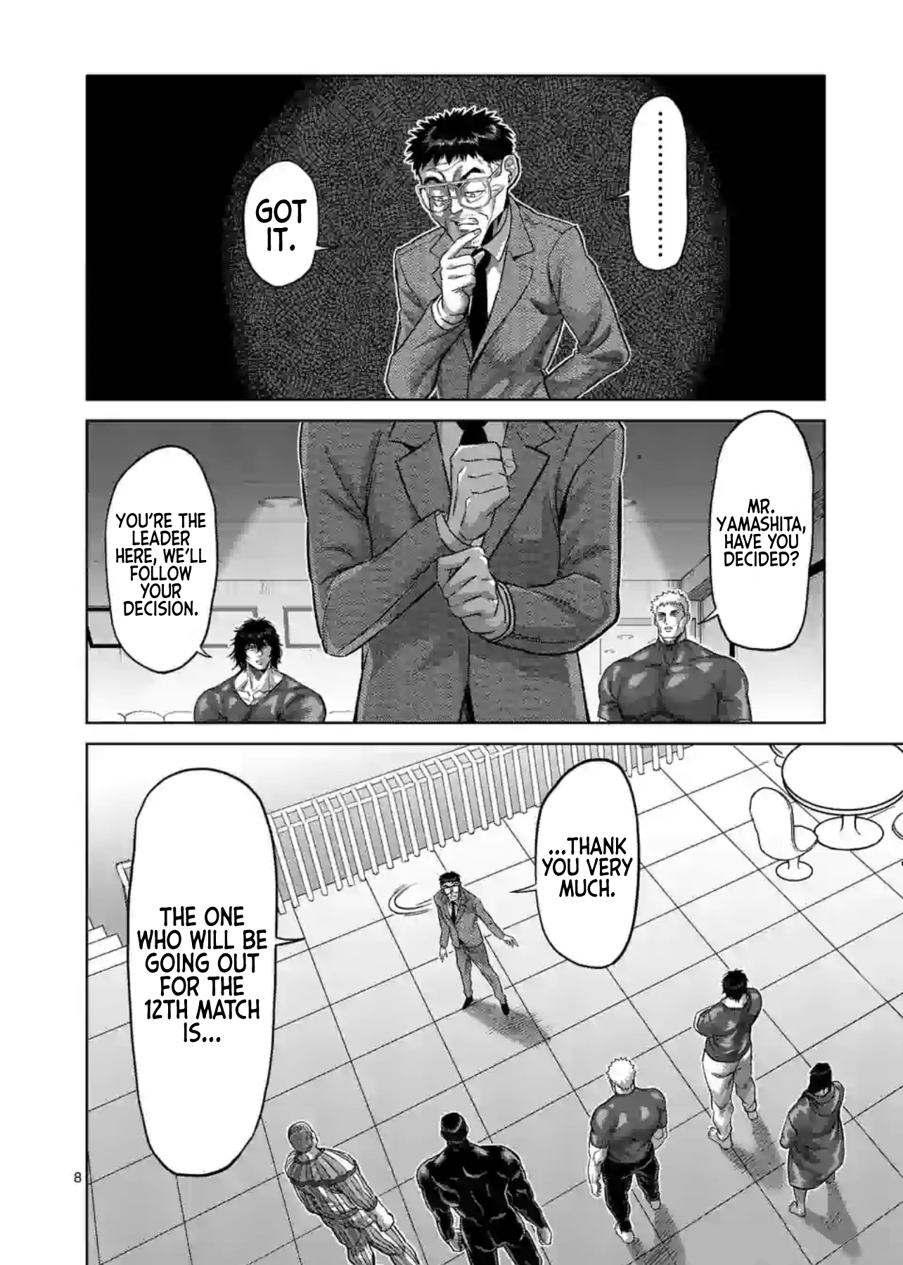 Kengan Omega Chapter 120 - Page 8 in English