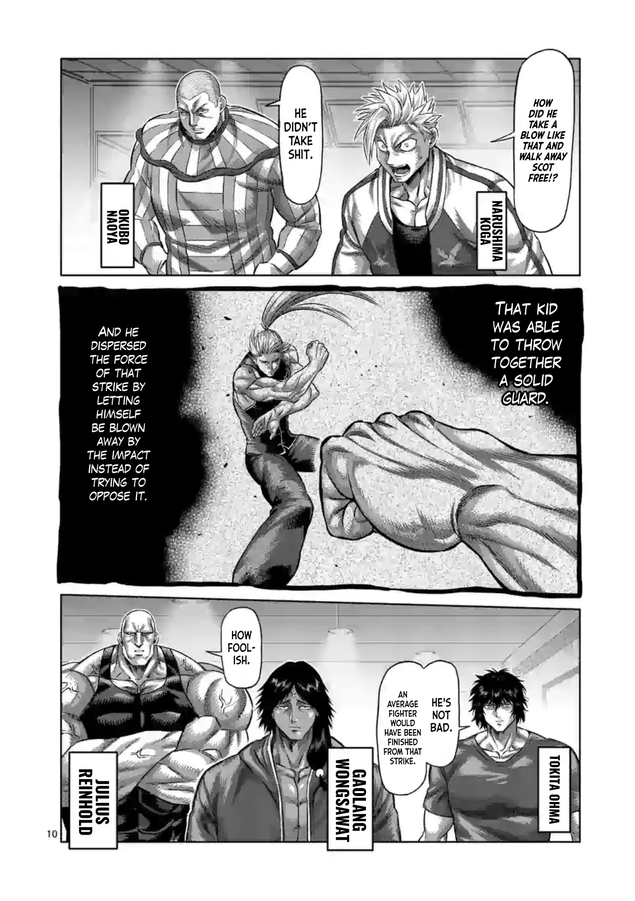 Kengan Omega Chapter 121 - Page 10 in English