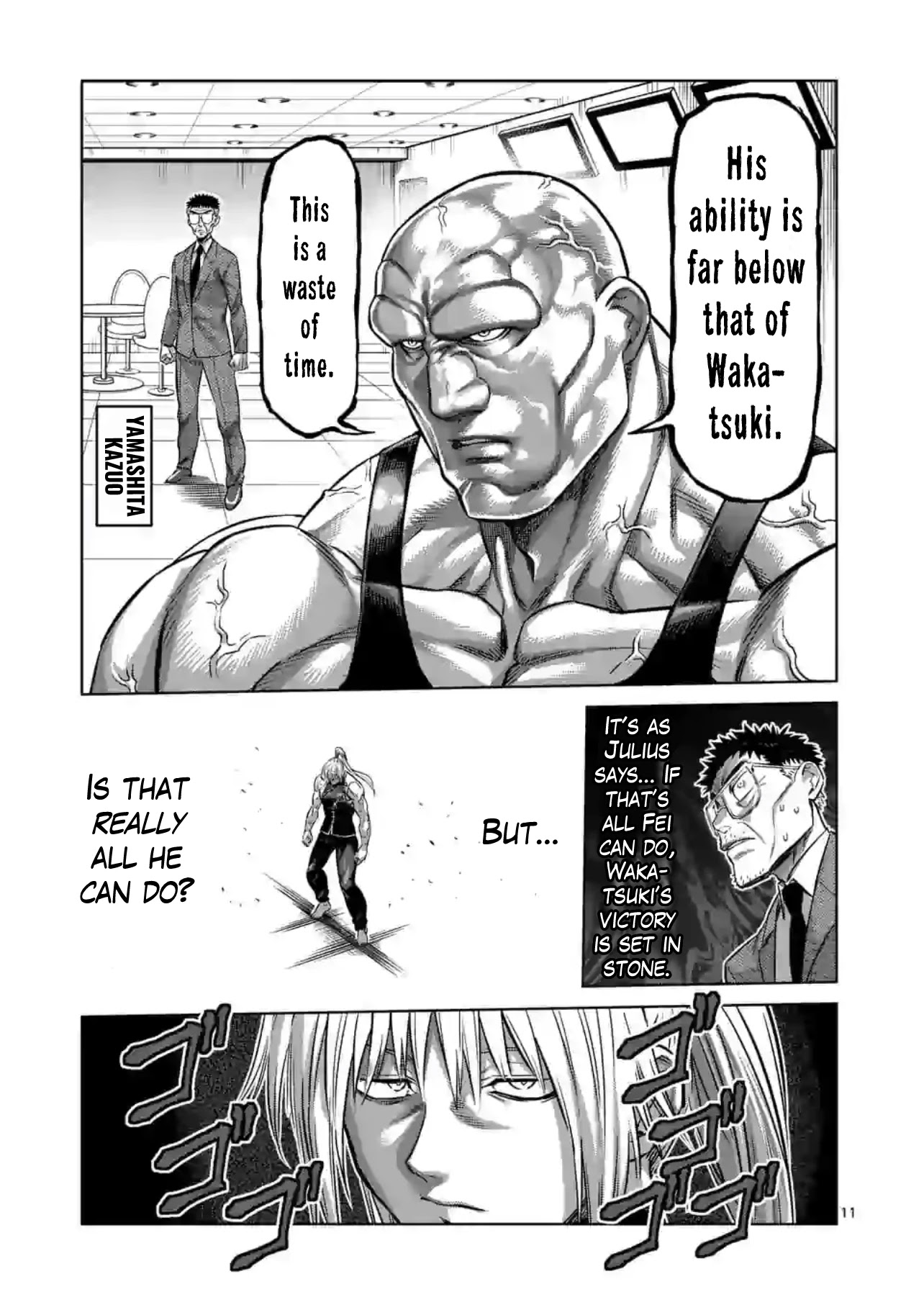 Kengan Omega Chapter 121 - Page 11 in English