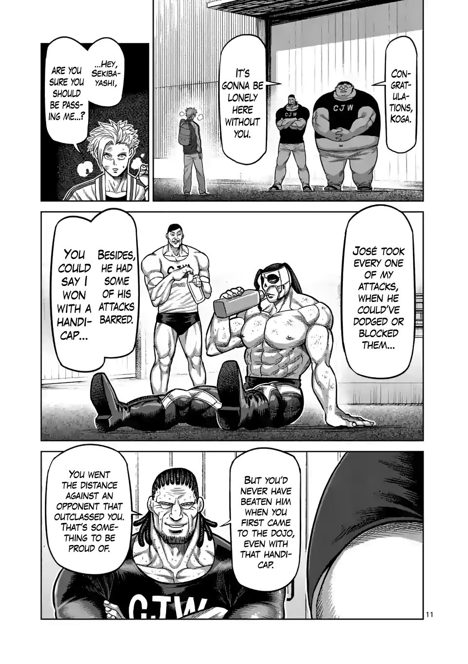 Kengan Omega Chapter 27 - Page 11 in English