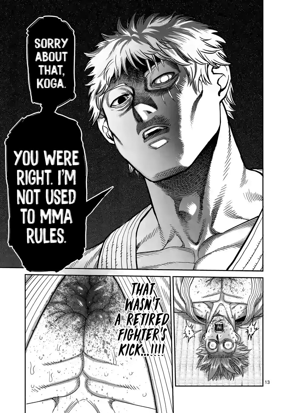 Kengan Omega Chapter 28 - Page 13 in English